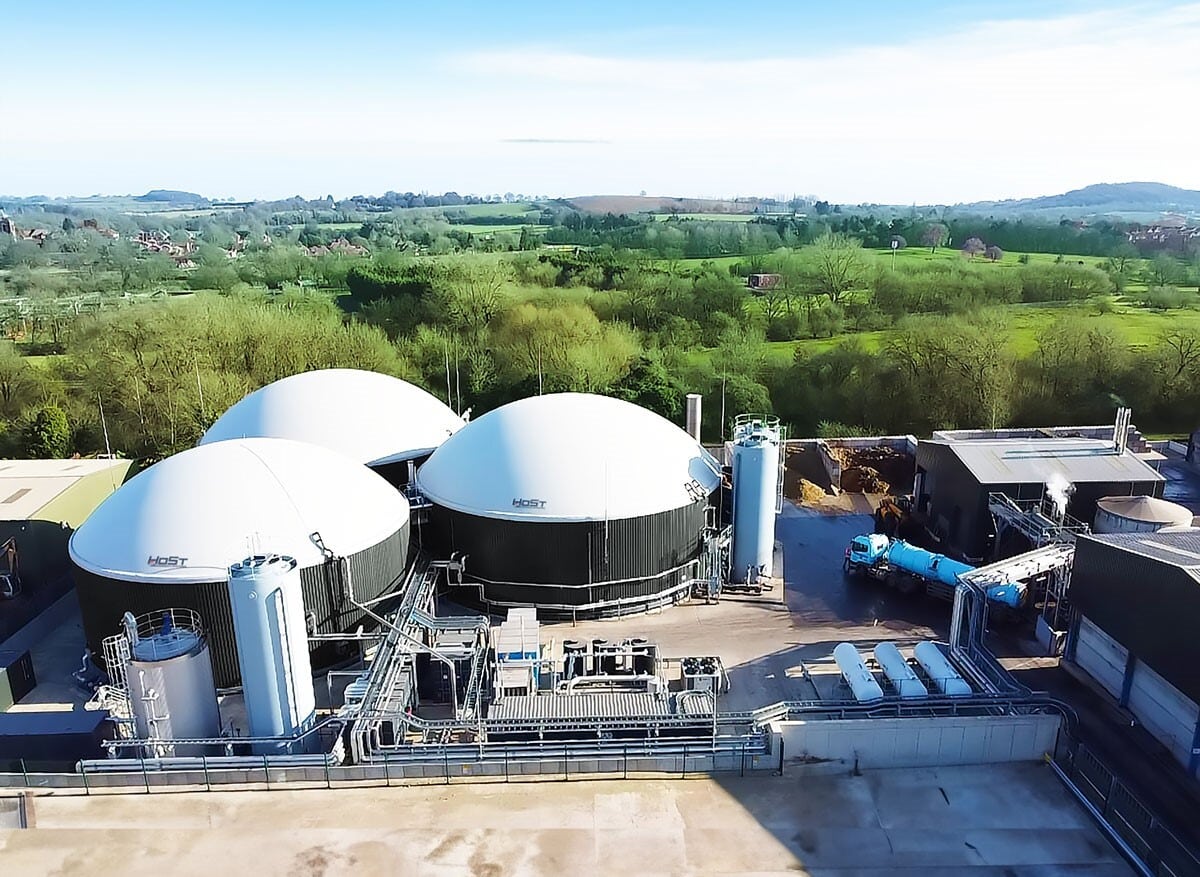 Biogas plant Ilkeston england